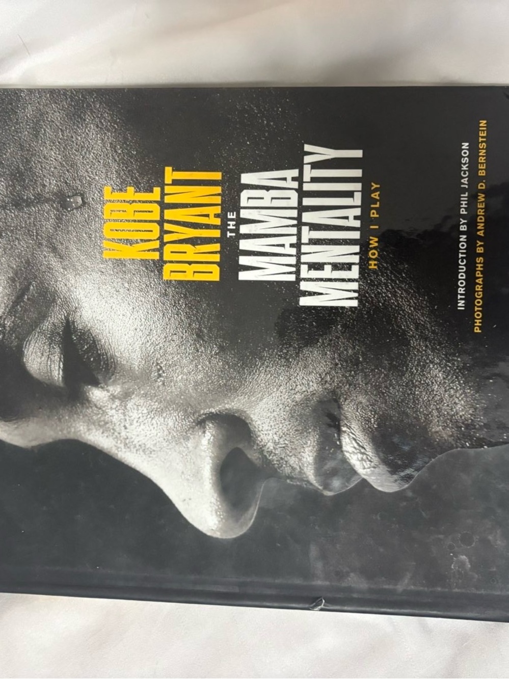Kobe Bryant Mamba Mentality Hardcover - Black & Yellow
